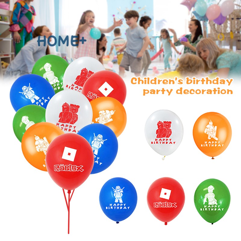 Tsuc 20 30 Pcs Roblox Latex Balloons For Birthday Party Decoration Roblox S Theme Balloon Set For Party Supply Kids Toys Id Shopee Indonesia - balloon roblox id