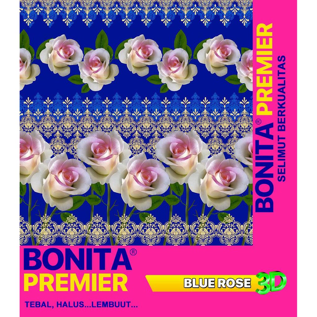 Bonita Selimut Premier Soft Panel Katalog Terbaru 3d 160x200 Shopee Indonesia