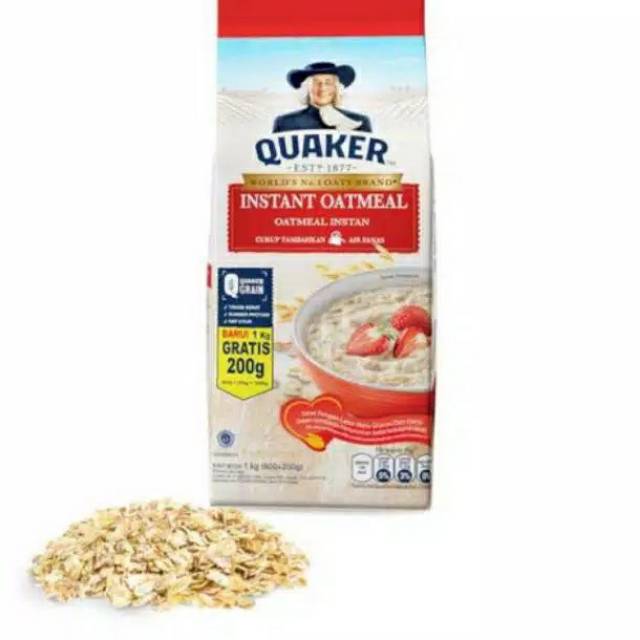 

Quaker Instant Oatmeal|| Kemasan 200G
