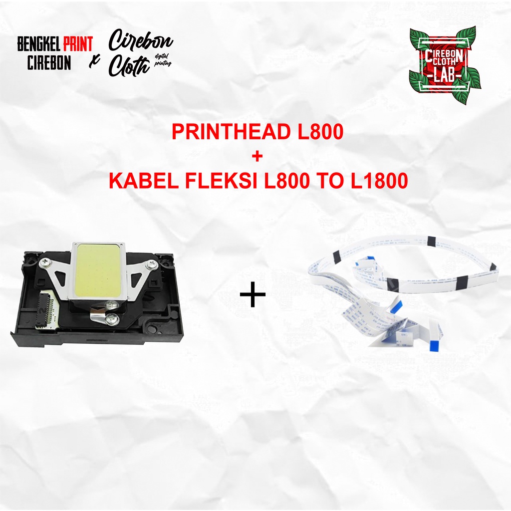 Printhead L800 + Kabel Fleksi Head L800
