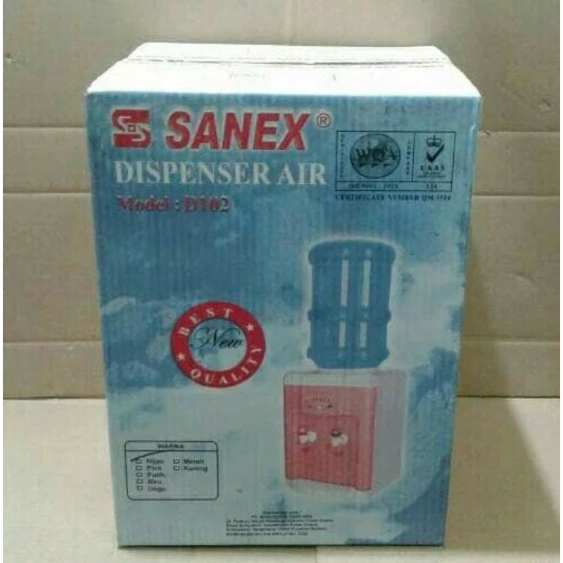 dispenser sanex panas dan normal 2kran dispenser meja dispenser aqua galon-1