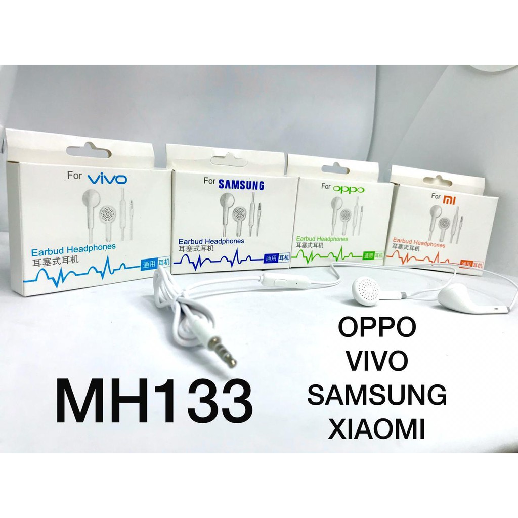 HANDSFREE VIVO SAMSUNG OPPO VIVO XIAOMI MH133 NON MIKA BISA REQUEST