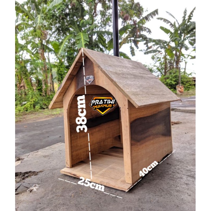 rumah kucing anjing kayu ukuran besar Rumah mainan Kucing Anjing Dari Kayu