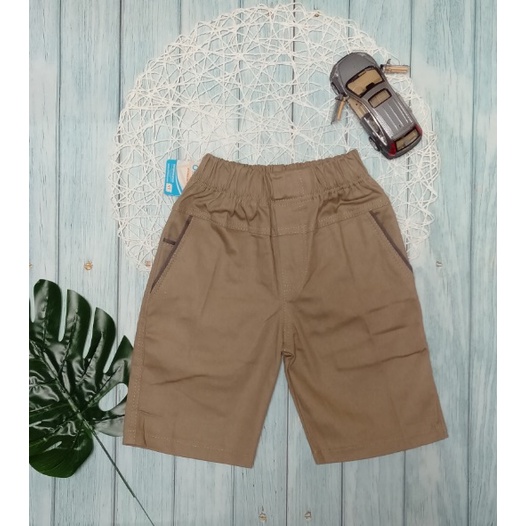 Celana Chino Pendek Anak Usia 1-10 Tahun/ OSHBOSSPREMIUM-MOCCA