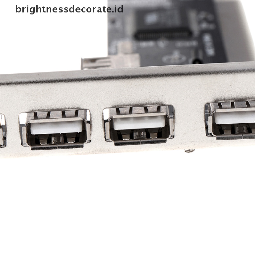 Kartu Adapter 4 Port Usb 2.0 480mbps Kecepatan Tinggi