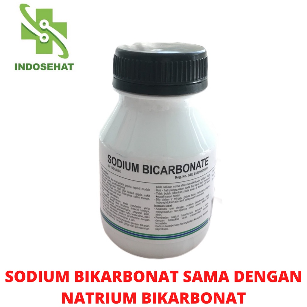 Natrium Bikarbonat | Sodium Bicarbonate isi 100 Tablet