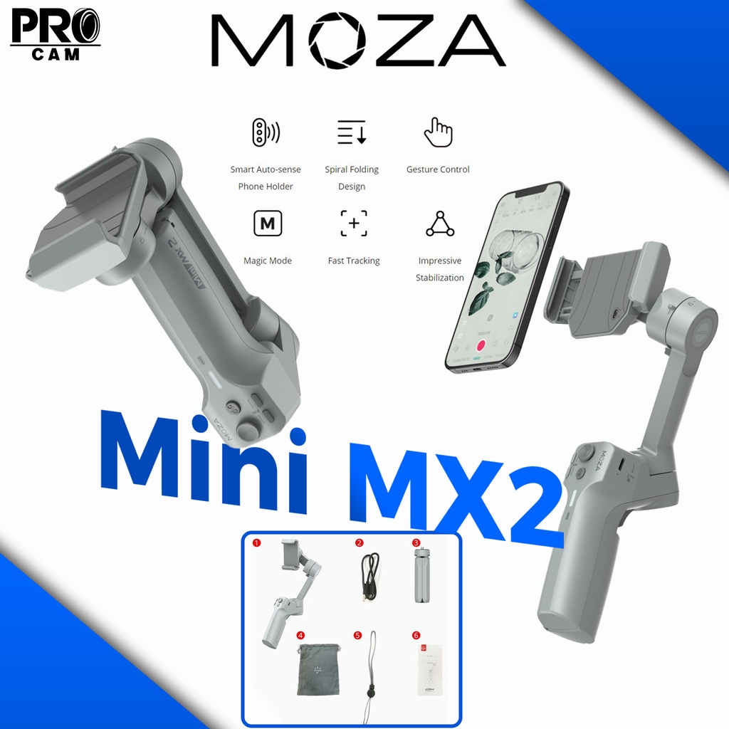 MOZA Mini MX2 Handheld Gimbal Stabilizer / Moza MX 2 / Moza Mini MX-2