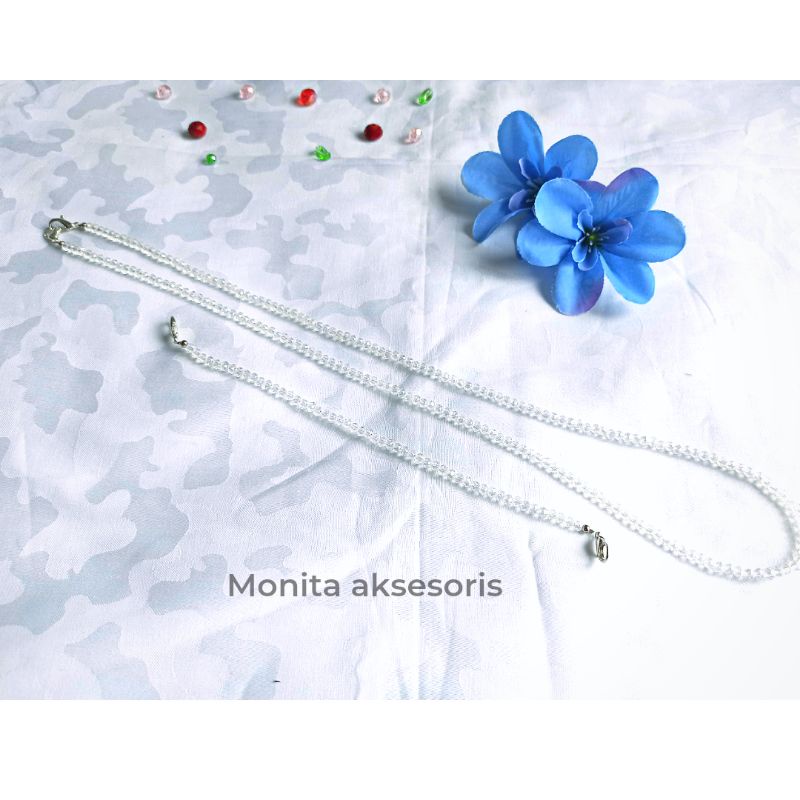 Konektor masker | Konektor masker kristal | Konektor masker mutiara | Konektor masker mewah | strap 