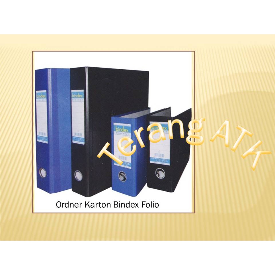 

Ordner Karton Bindex Folio [Isi 12 buah]