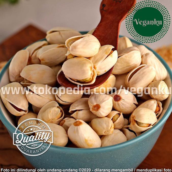 

Veganku - Fustuk Roasted 250Gr Kacang Pistachio Nut Premium Panggang
