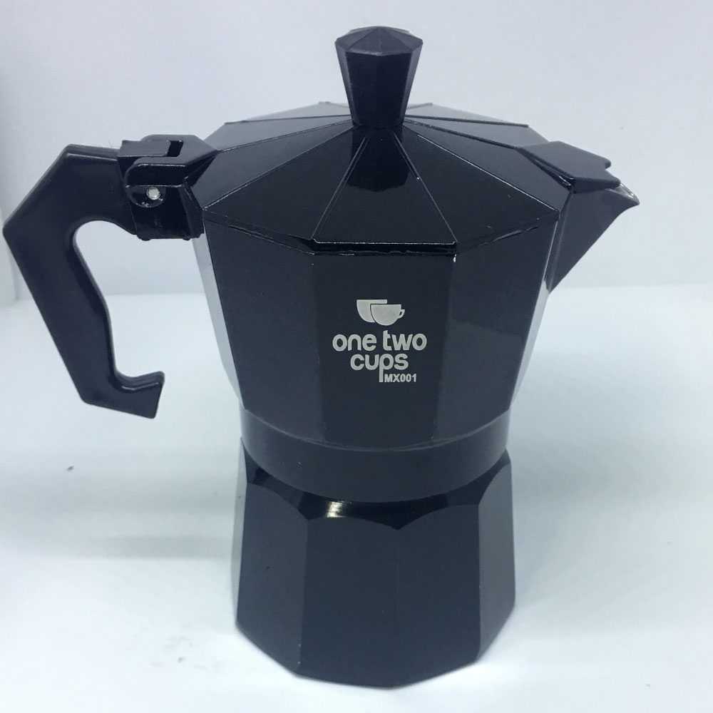 MLNSHP OneTwoCups Espresso Coffee Maker Moka Pot Teko Stovetop Filter MX001