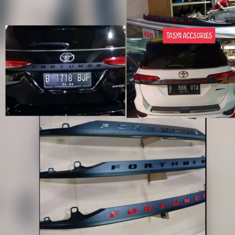 Trunklid all new Fortuner original Toyota 2016 2021