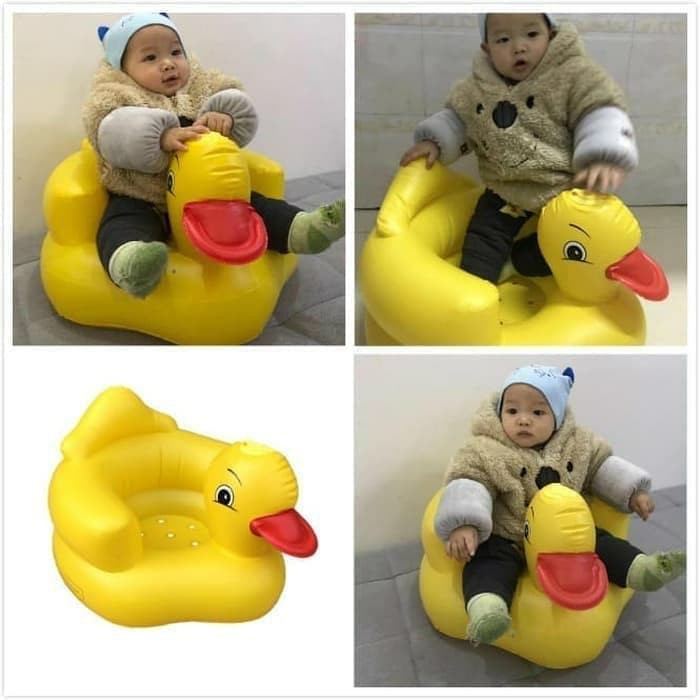 SOFA KURSI Baby Seat - INFLATABLE CHAIR Angin Tiup Makan Anak BEBEK