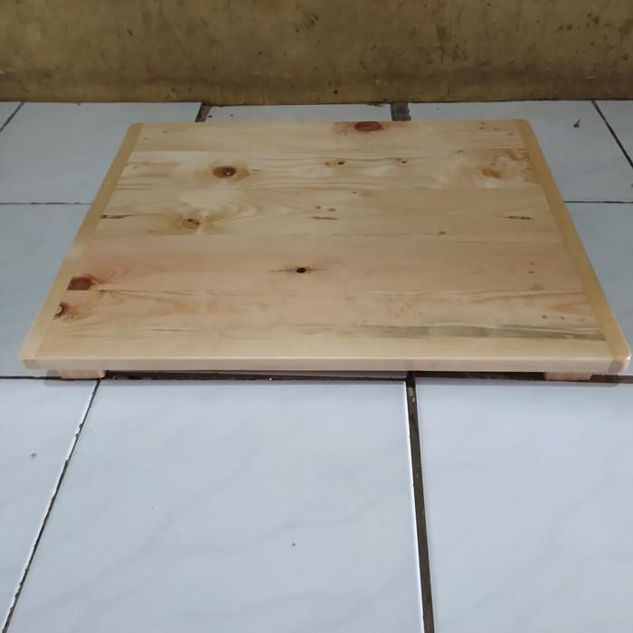 Talenan Kayu Jati Belanda Tebal dan Kokoh