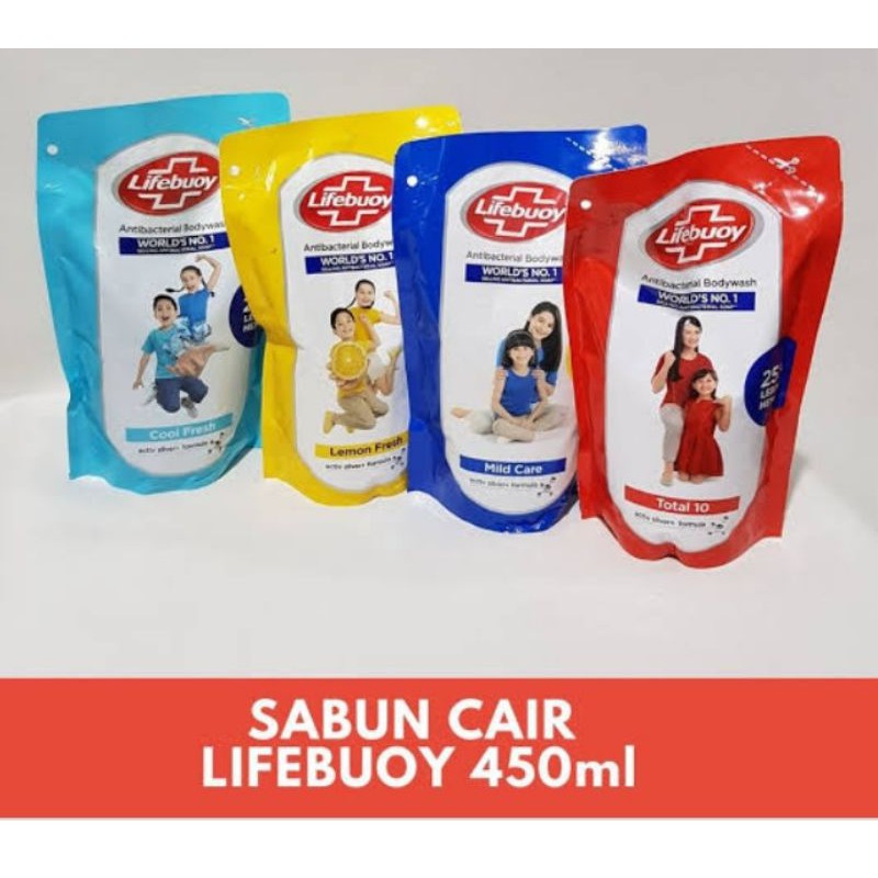 LIFEBOUY BODY WASH REFILL 450mL