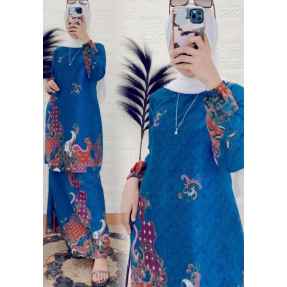baju kurung batik/stelan batik/baju kurung premium