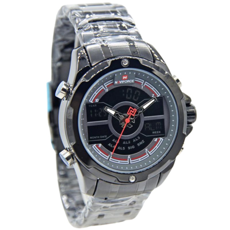 JAM TANGAN NAVIFORCE 9170 M2 ST LA MEN - STAINLESS STEEL - GRAY NAVIFORCE ORIGINAL 9170 JAM NAVIFORC