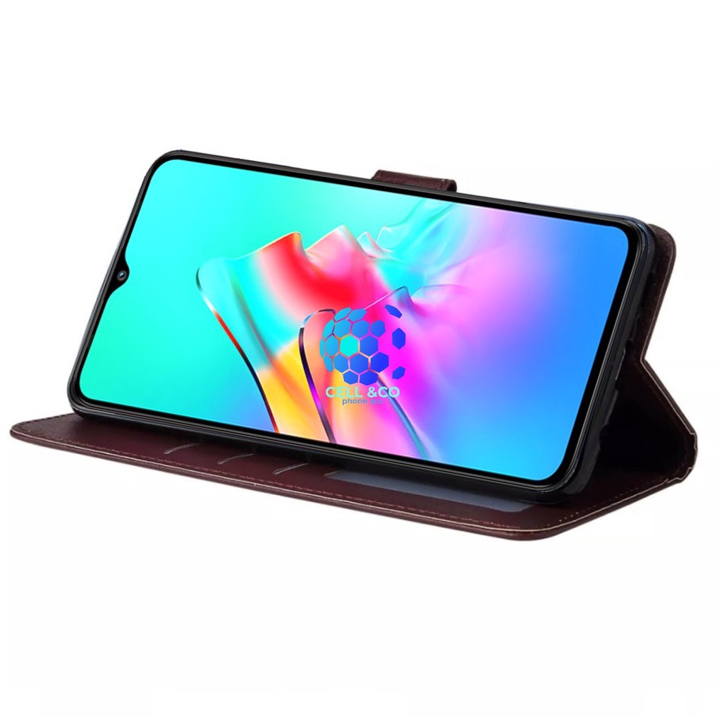 INFINIX NOTE 12 CASE FLIP LEATHER WALLET PREMIUM FLIP CASE BUKA TUTUP KESING HP CASING FLIP CASE WALLET INFINIX NOTE 12