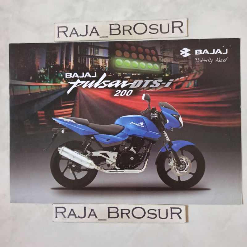 Poster brosur katalog flyer Bajaj Pulsar DTS I 200