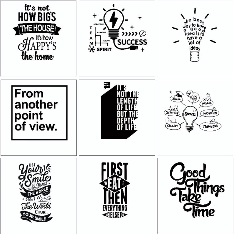 STIKER DINDING WALLPAPER QUOTES MOTIVASI