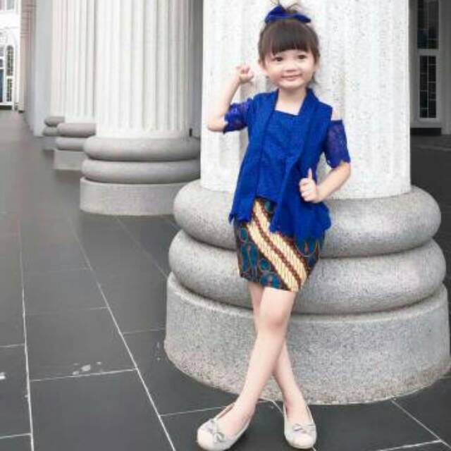 Baju kebaya Dora Kebaya  anak modern usia 2-4tahun model terbaru