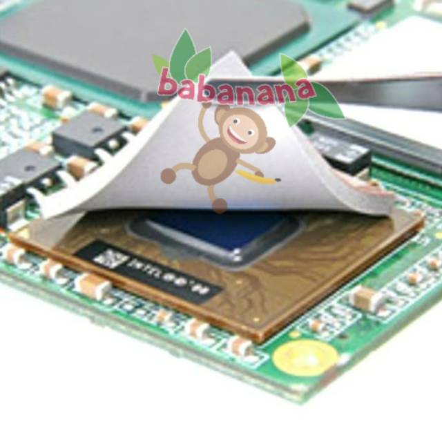 Thermal pad 100mm x 100mm x 0.5mm Grey prosesor memory heatsink