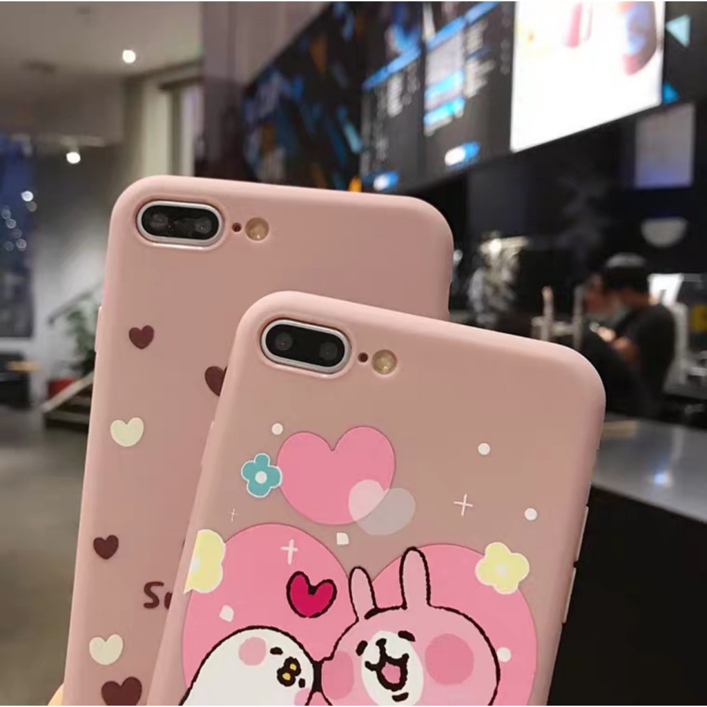 Case Pink Bunny Oppo A52 A92 Vivo Y91 Y93 Y95 Y12 Y15 Y17