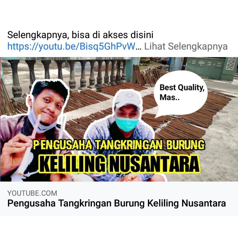 MUTE MOTE KANDANG AKSESORIS SANGKAR BAHAN JATI