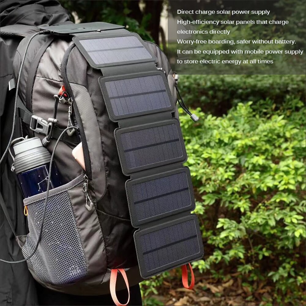 wireless charger Portable Solar Panels Charger 5V 2.1A Sunpower Foldable Solar Panel Charge