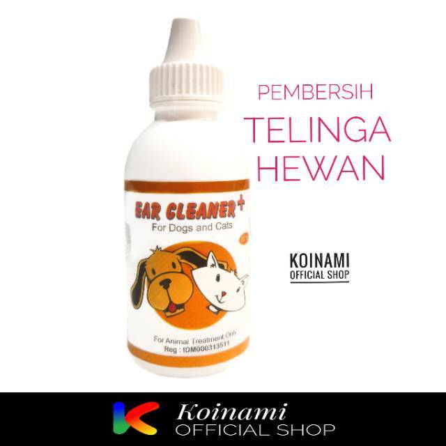 EAR CLEANER 65ml / raid all / pembersih kotoran telinga / kuping / hewan / obat / cat &amp; dog / pet