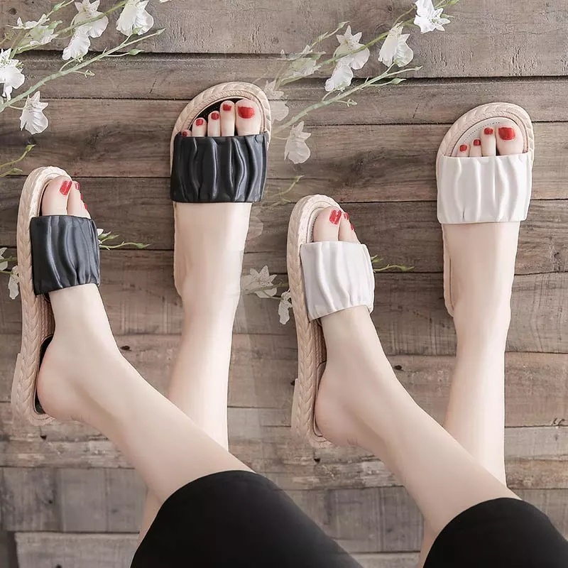 Sandal Karet Wanita Fashion Ala Korea Murah Import Real Pict AccFashionMurah