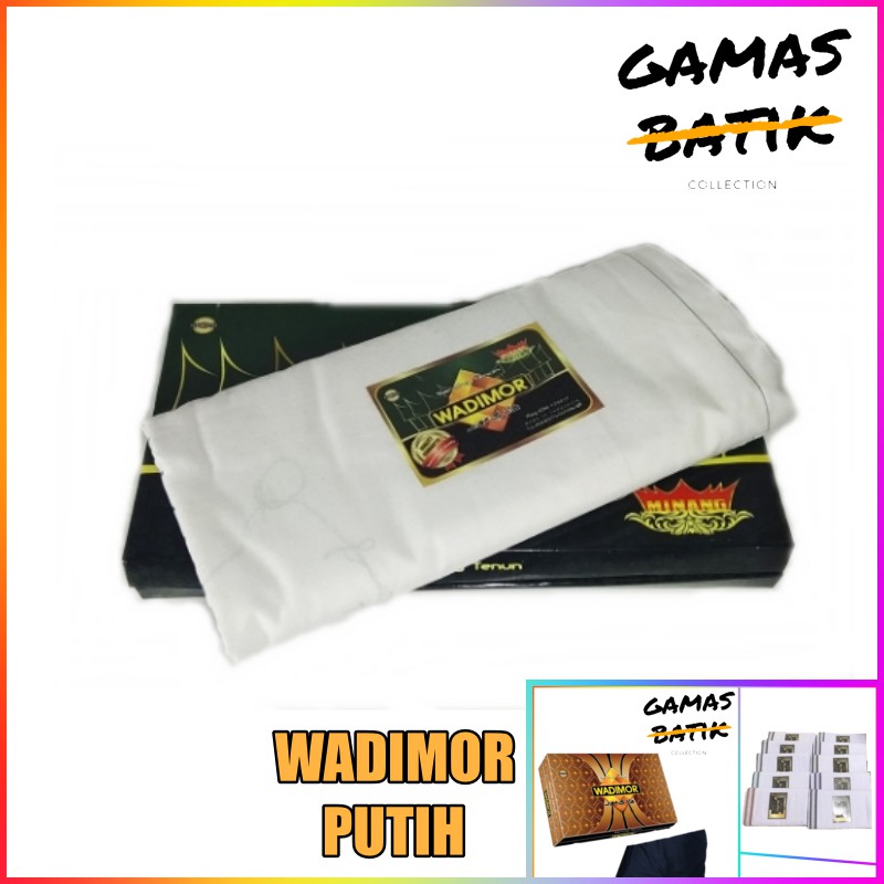 (BISA COD) WADIMOR Sarung Polos Hitam / SARUNG Polos Putih WADIMOR / BIN AFFAN / HMM