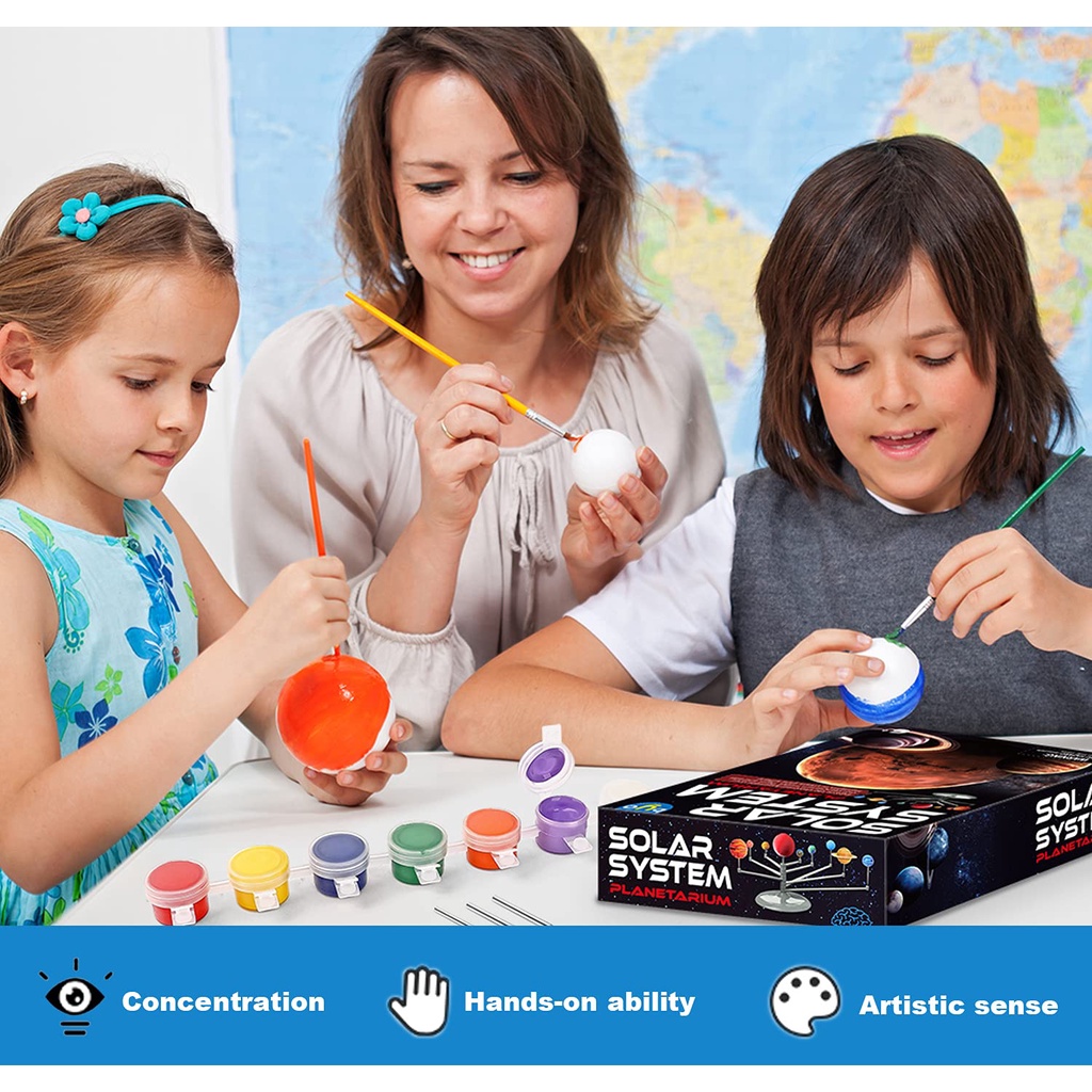 Solar System Planetary Painting Set 3D DIY Mewarnai