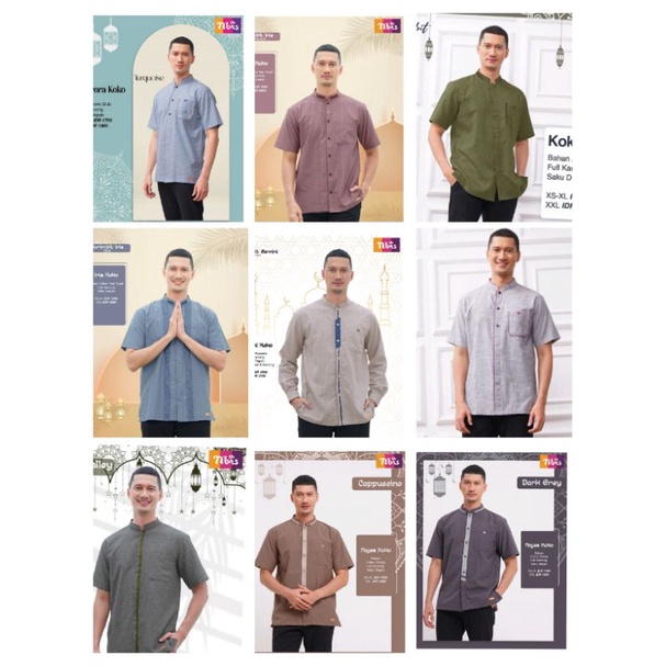 PROMO Koko Lengan pendek Sarimbit Couple Dewasa Remaja Nibras