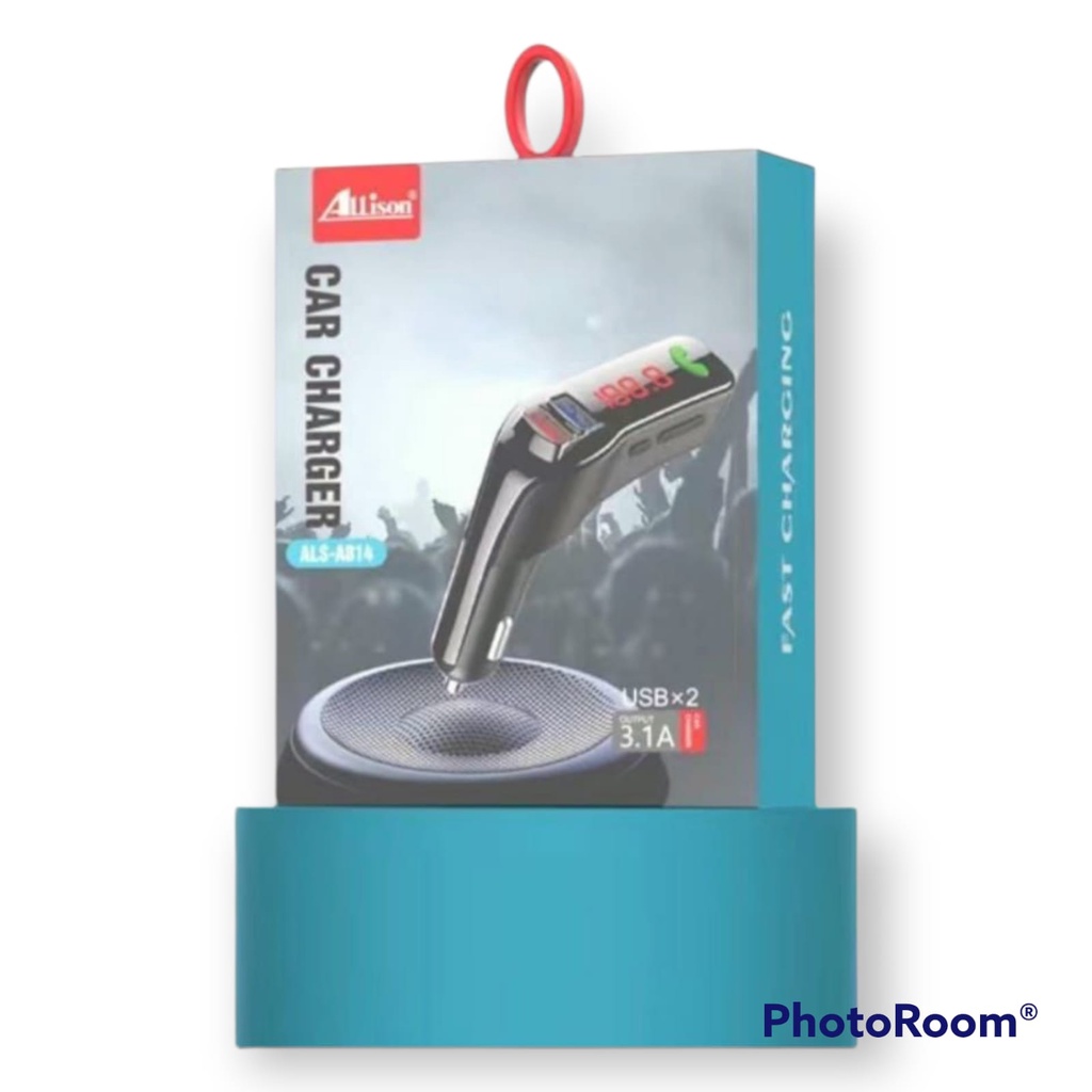 ALLISON Car Charger ALS-A56 A32 A31 ASL-814 813 212A 213A + Modulator FM Radio MP3 Bluetooth Saver Casan Hp Mobil
