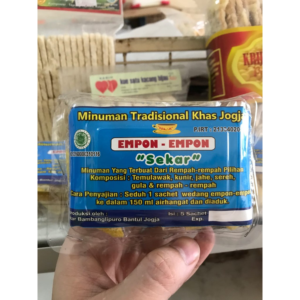 

Empon - Empon Sekar Khas Jogja - Minuman Daya Tahan Tubuh ( Isi 5 sachet)