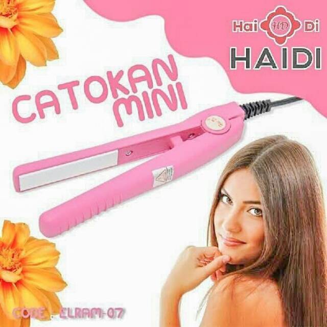 Catokan mini/Catokan rambut mini/Catokan rambut mini murah/Catokan mini haidi/catok rambut