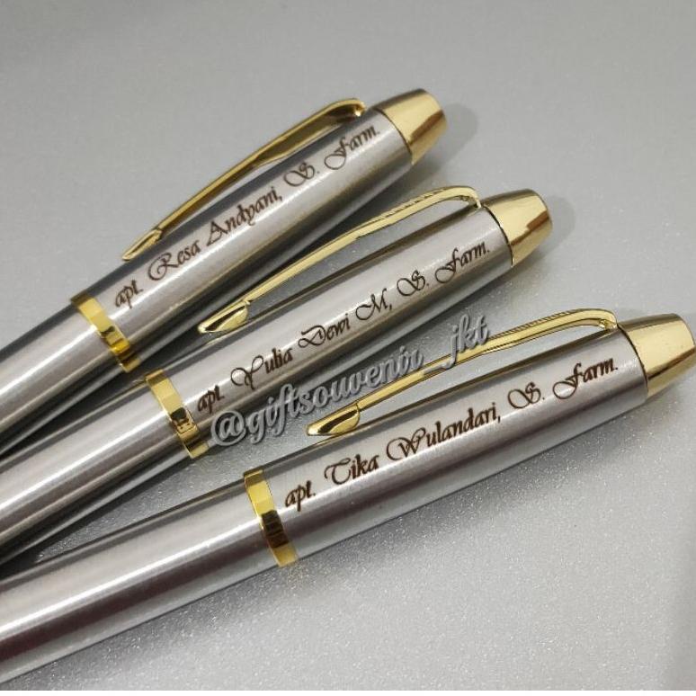 

ヺ PULPEN PARKER TW CROSS | PULPEN CUSTOM | PULPEN METAL | FREE UKIR NAMA ⇋