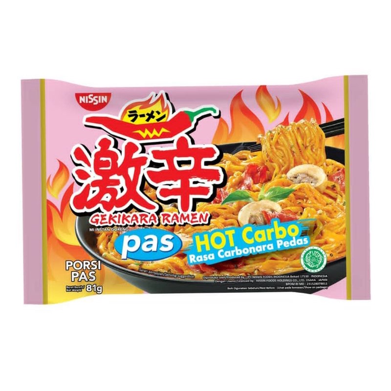 

Gekikara ramen porsi pas 81g