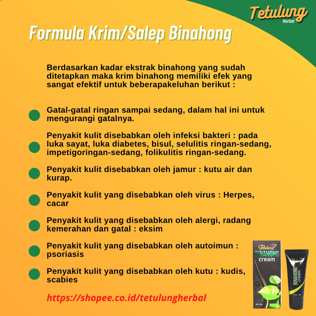 Obat Salep Gatal Selangkangan Kemaluan Binahong - Gatel Jamur Kulit Ruam Kelamin 20gr [BPOM]-6