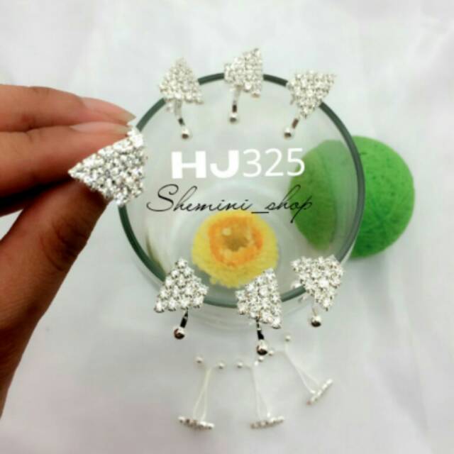 Klip turki / klip hijab kode : HJ325 full swaroski