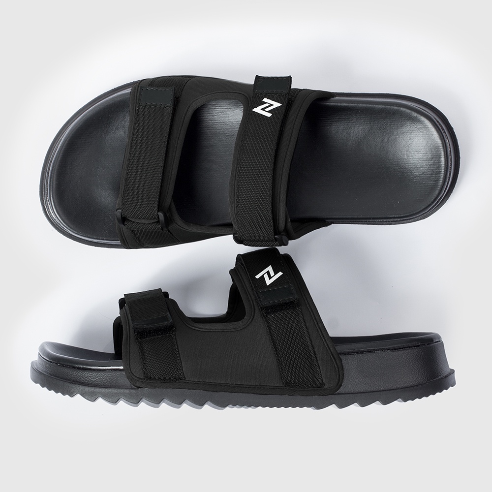 PIRLO BLACK |ManNeedMe x NAZ| Sandal Pria Sendal Slop Casual ORIGINAL