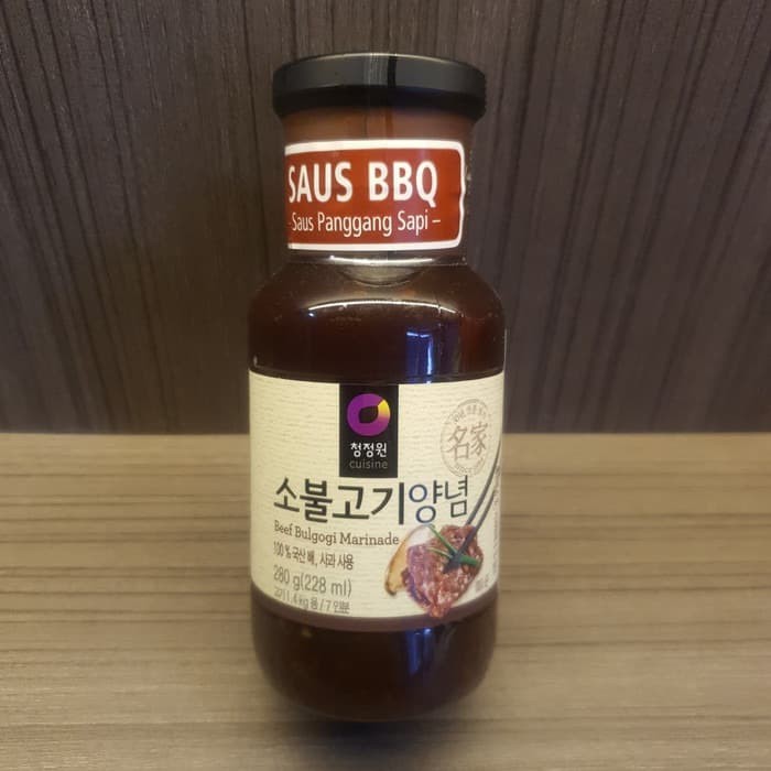

Jual SAUS BBQ Cuisine Beef Bulgogi Marinade Sauce/Saus Panggang Sapi 280 Gr Terlaris