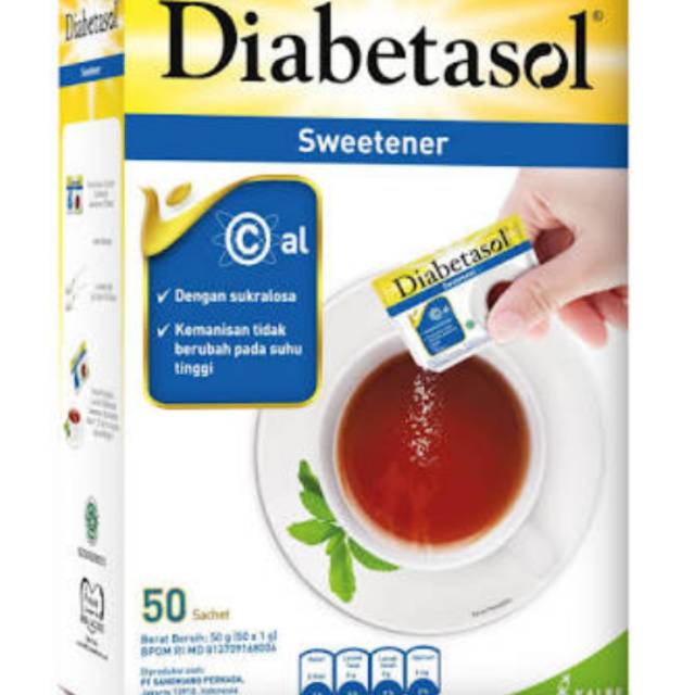 

Diabetasol sweetener 50 sahet