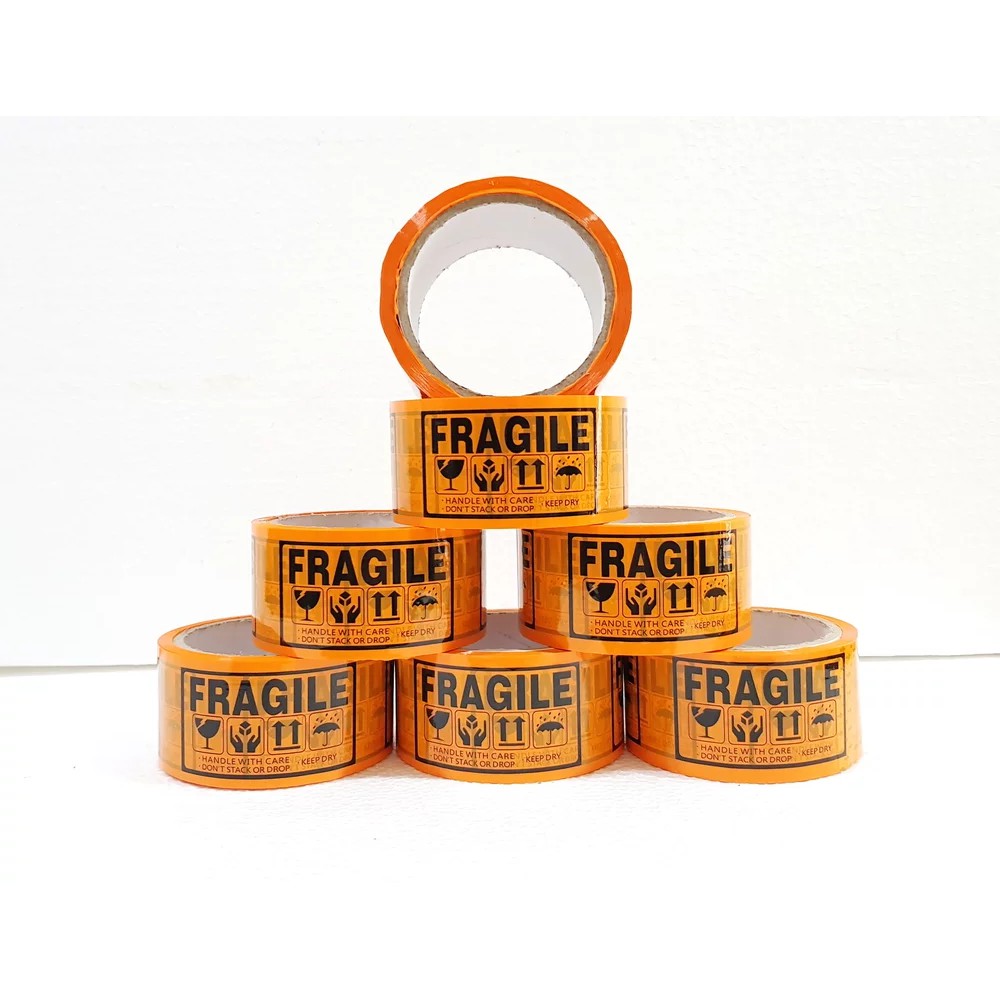 

LAKBAN FRAGILE WARNA ORANGE