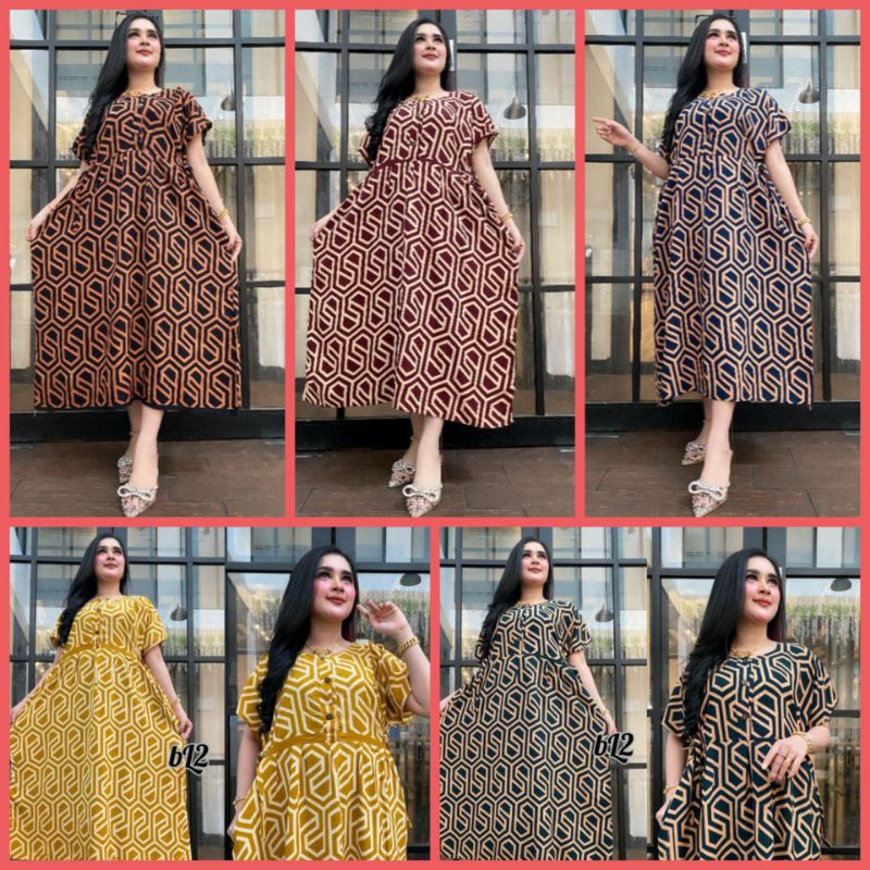 BAJU DRESS CIBY TERVIRAL TERBARU KEKINIAN SEKDRESS CIBI MOTIF CIKI TERLARIS BISA UNTUK BUSUI BAHAN RAYON HALUS ADEM  TIDAK NERWANG