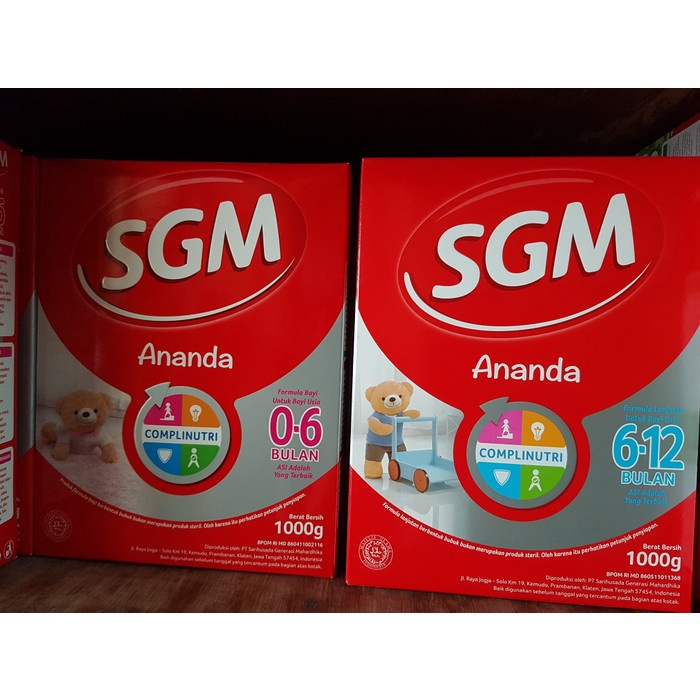 

ds211vz Susu Sgm Ananda 1 Dan 2, 1000Gr - Ananda 2 Xa201As