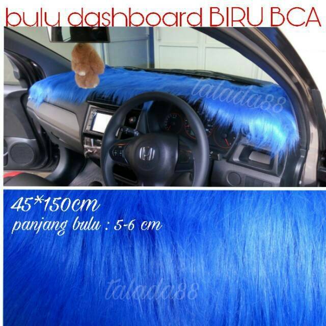 ( satu) 1 pc Alas bulu dashbord dasboard dasbor mobil