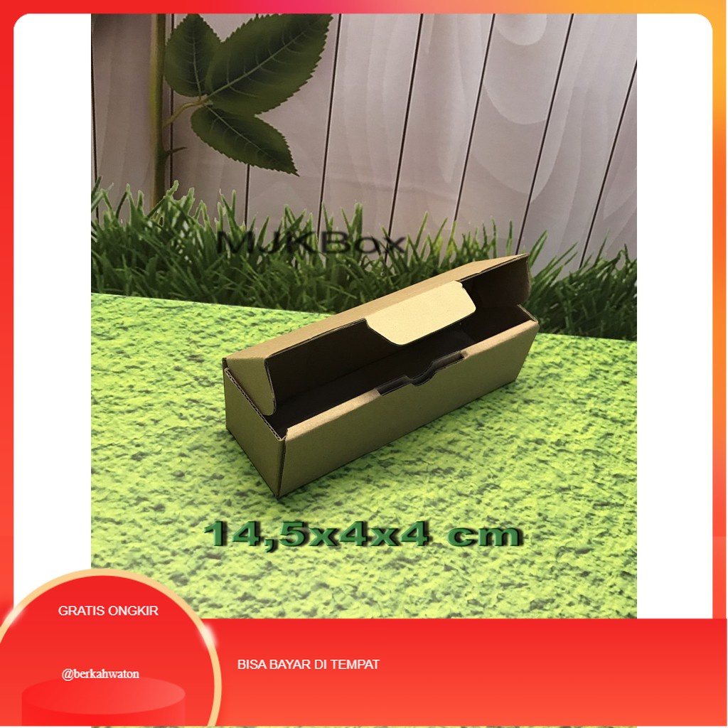 

Kardus karton uk. 14,5x4x4 cm...die cut box kotak Souvenir -dll TERMURAH BERKUALITAS TINGGI