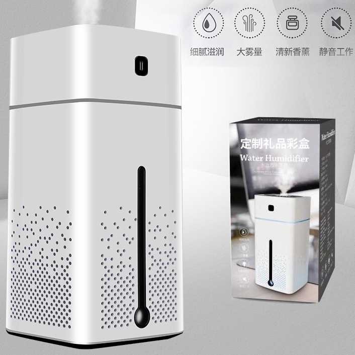 Humidifier Diffuser 1000ml Pelembab Udara Aromatherapy Silent LED RGB